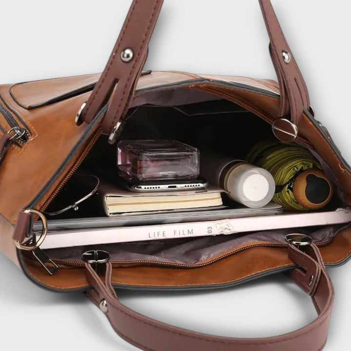 Serenya - Elegante Lederhandtasche