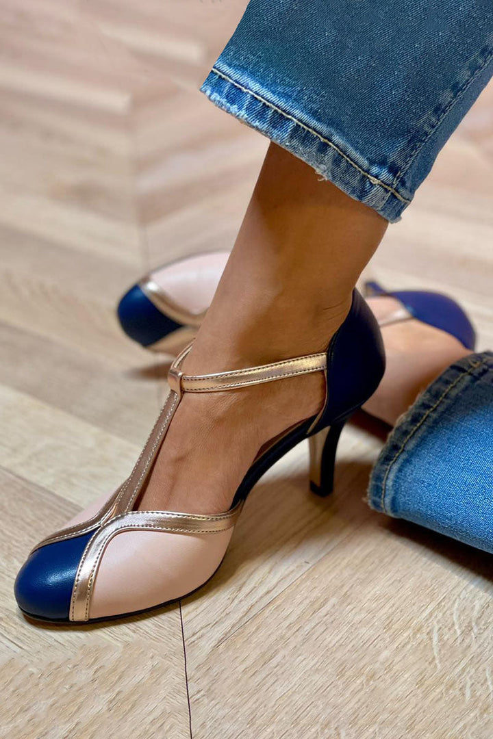 Rosana™ - Bunte runde Zehenabsätze
