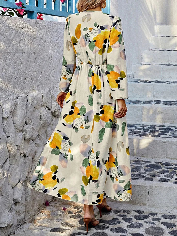 Elise - Robe longue florale charmante