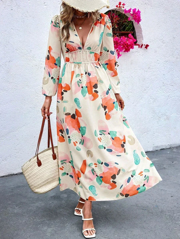 Elise - Robe longue florale charmante
