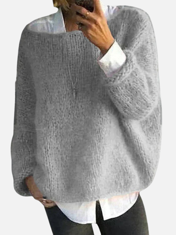 Kirsten | Weicher Oversized Strickpullover für Damen