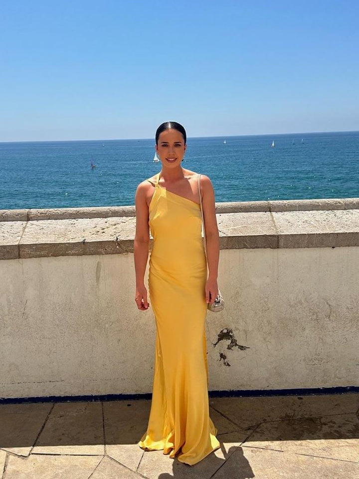 Caroline - Robe longue dos nu