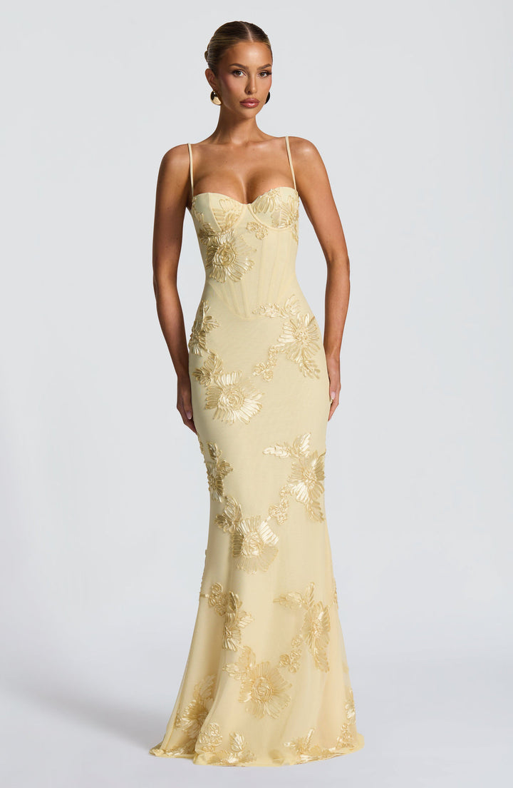 Aveline - Robe corset floral