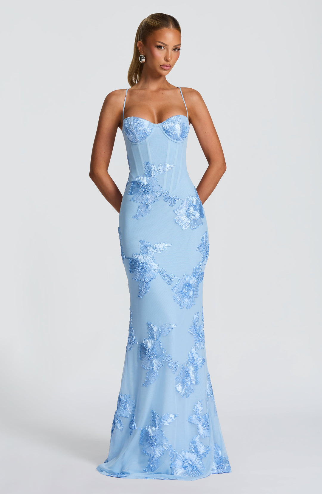 Aveline - Robe corset floral