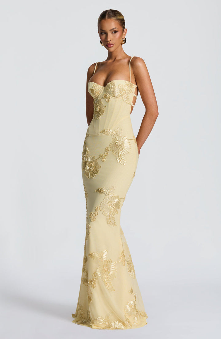 Aveline - Robe corset floral