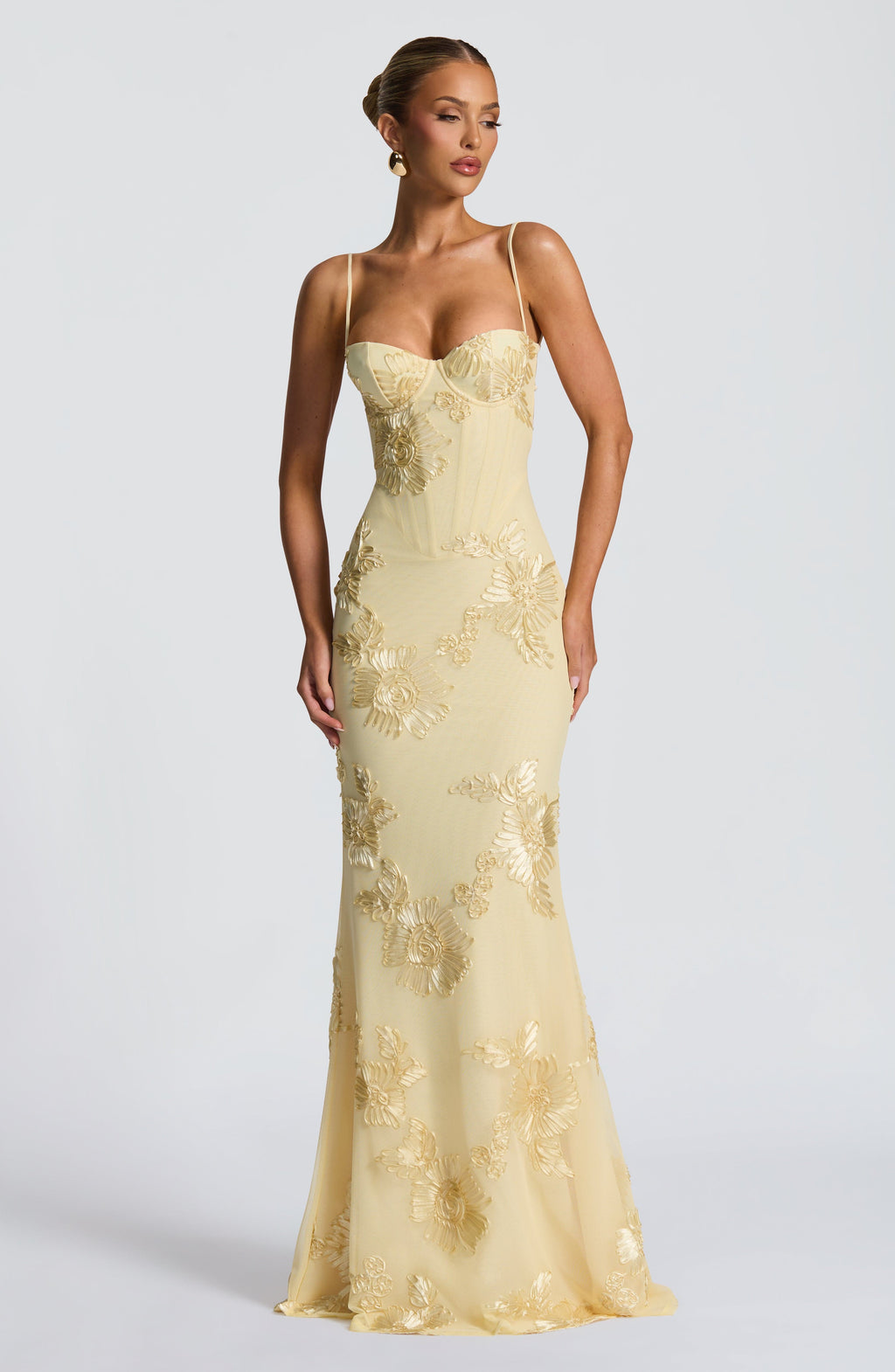 Aveline - Robe corset floral