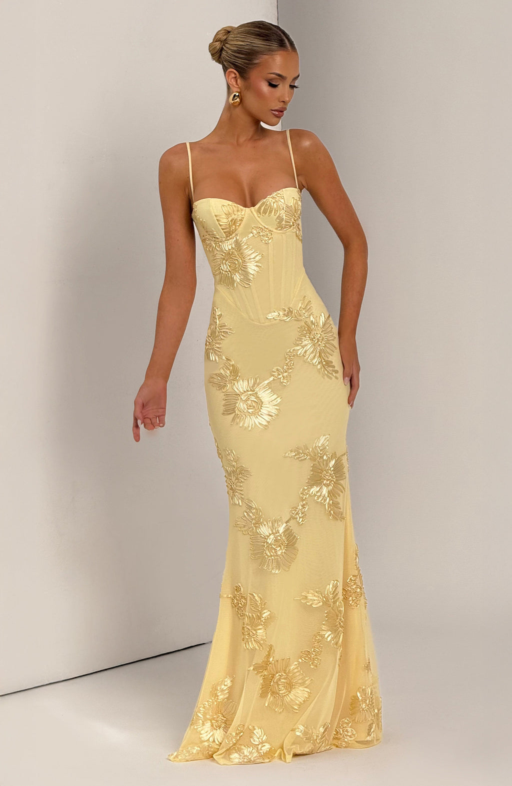 Aveline - Robe corset floral