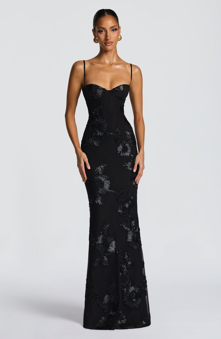 Aveline - Robe corset floral