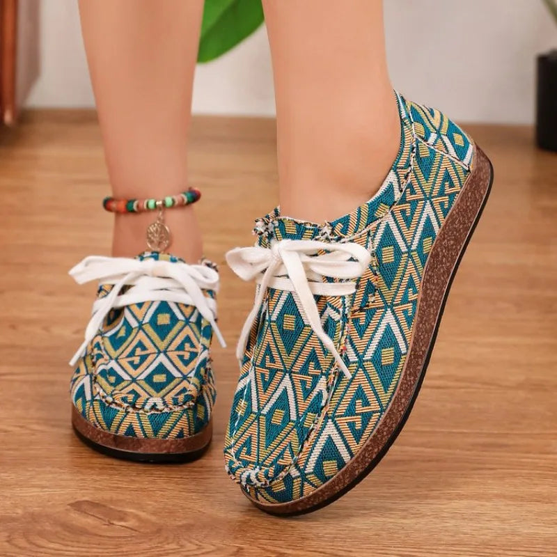 Isla | Orthopädische Muster Sneakers