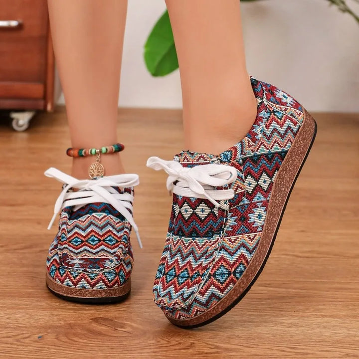 Isla | Orthopädische Muster Sneakers