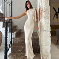 Cristina - Robe longue à bretelle unique