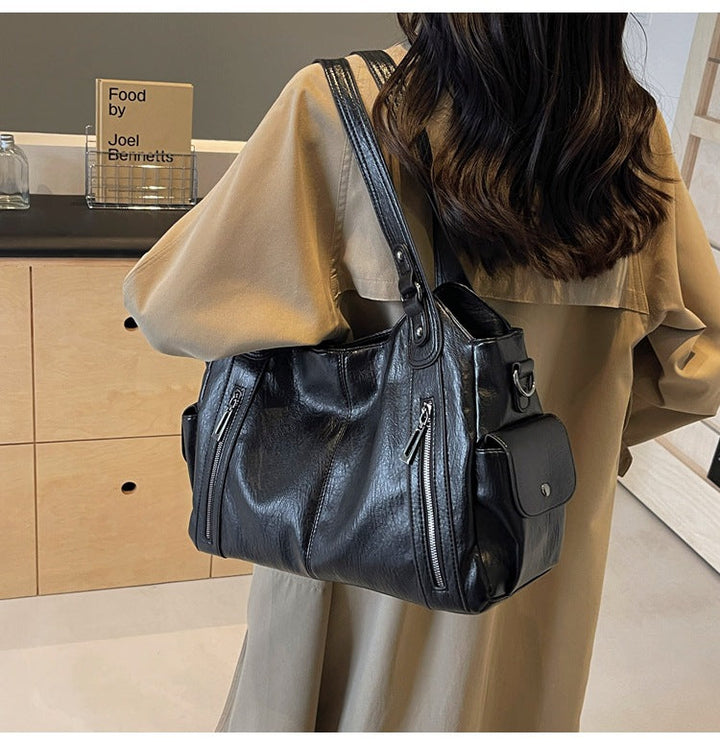 Amira - Leder Tote Bag