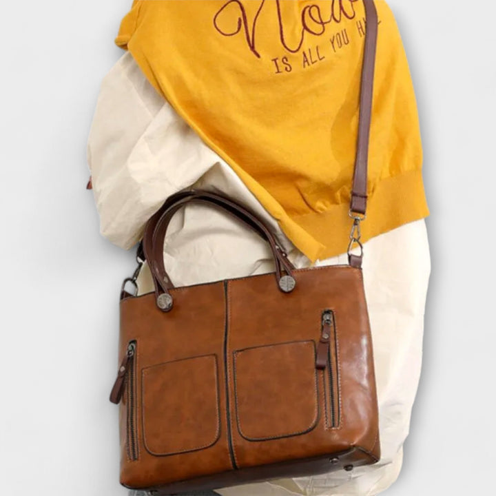 Serenya - Elegante Lederhandtasche