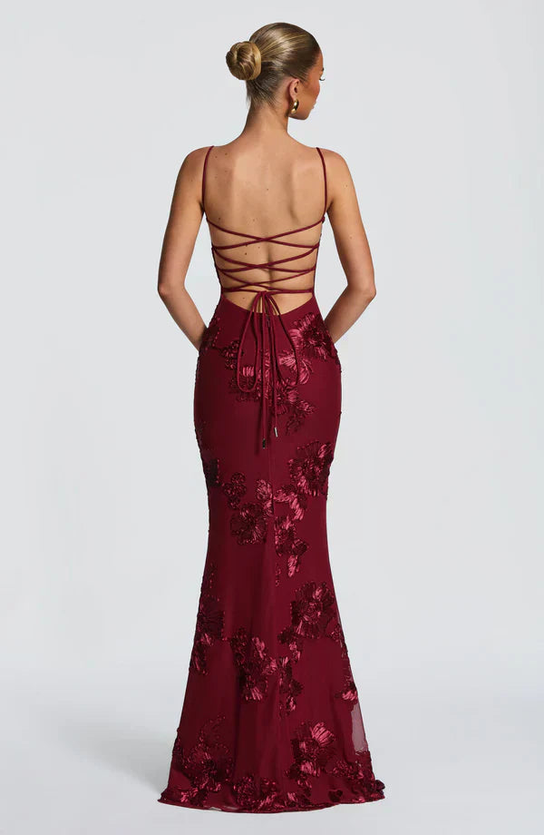 Aveline - Robe corset floral
