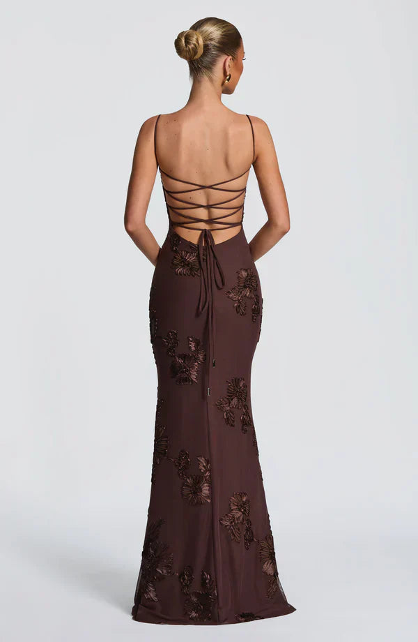 Aveline - Robe corset floral